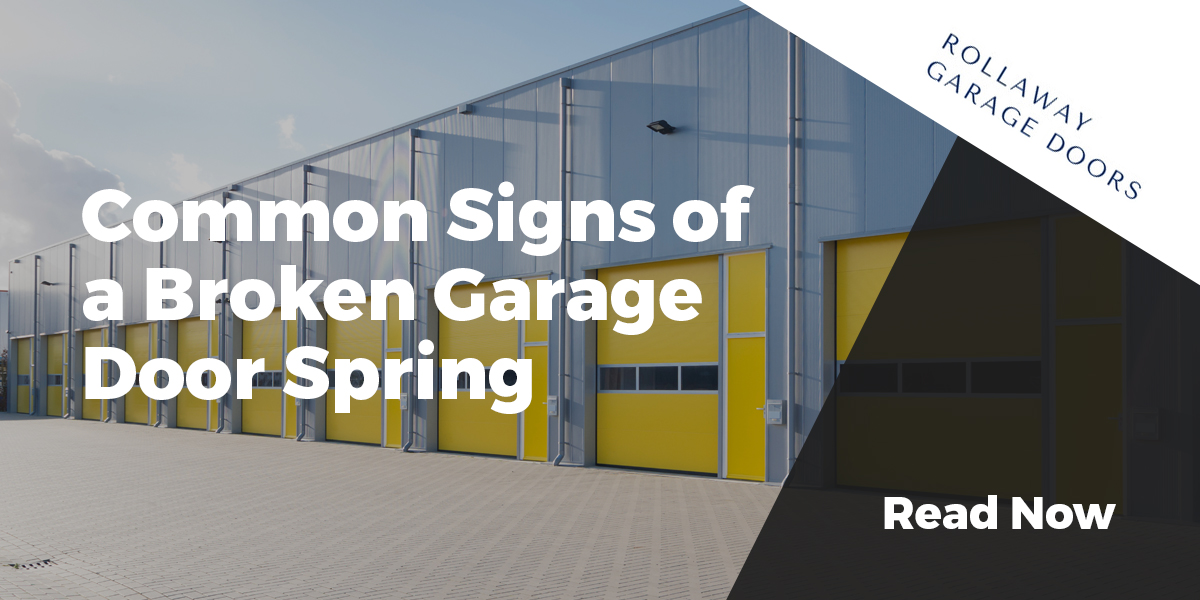 How To Fix A Broken Garage Door Spring Common Signs To Identify