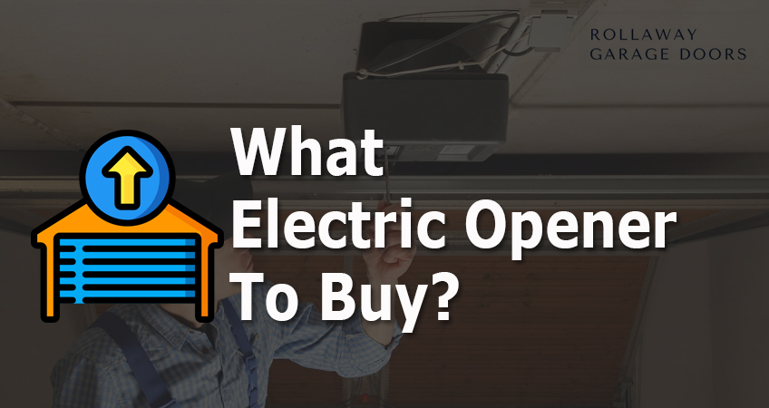 electric opener for garage doors